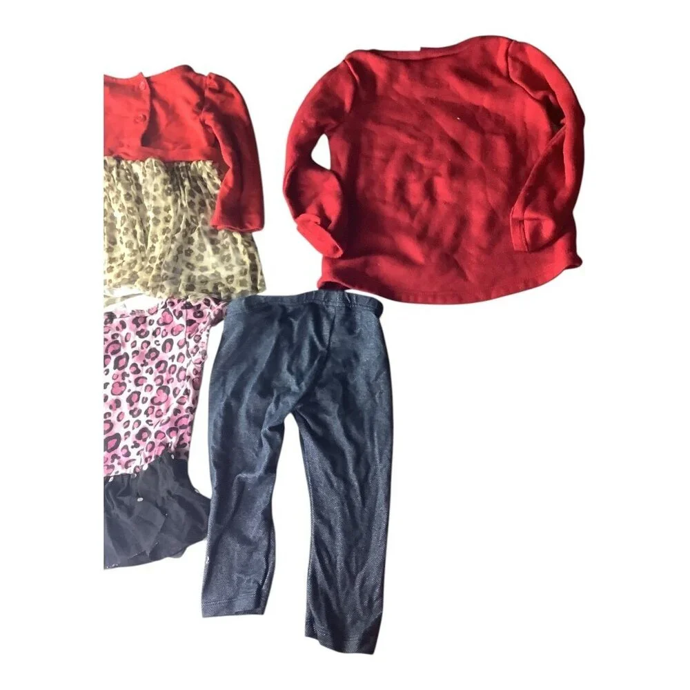 Disney Baby Girls Lot of 4  Shirts & Pants Minnie Mouse Theme 18M-24M Multicolor